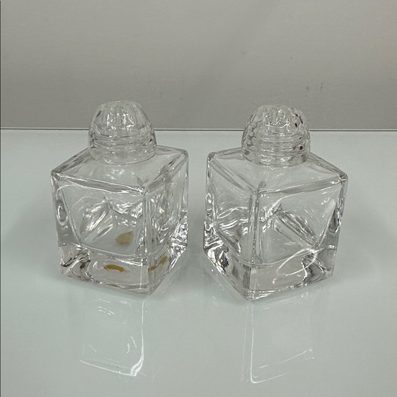 Other - Vintage West Germany square box Glass Salt and Pepper shakers